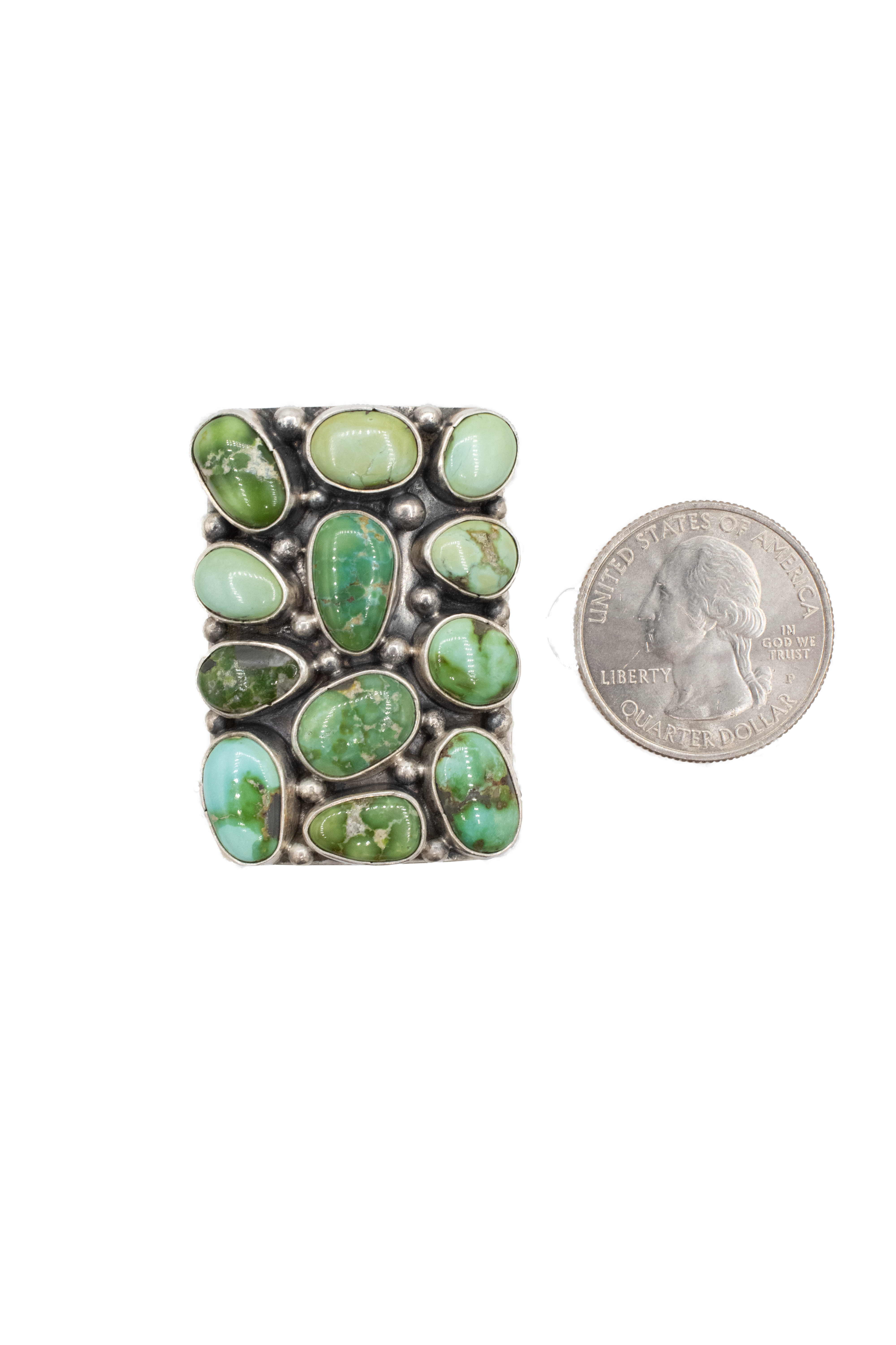 12 Stone Cobblestone Ring - Size 8