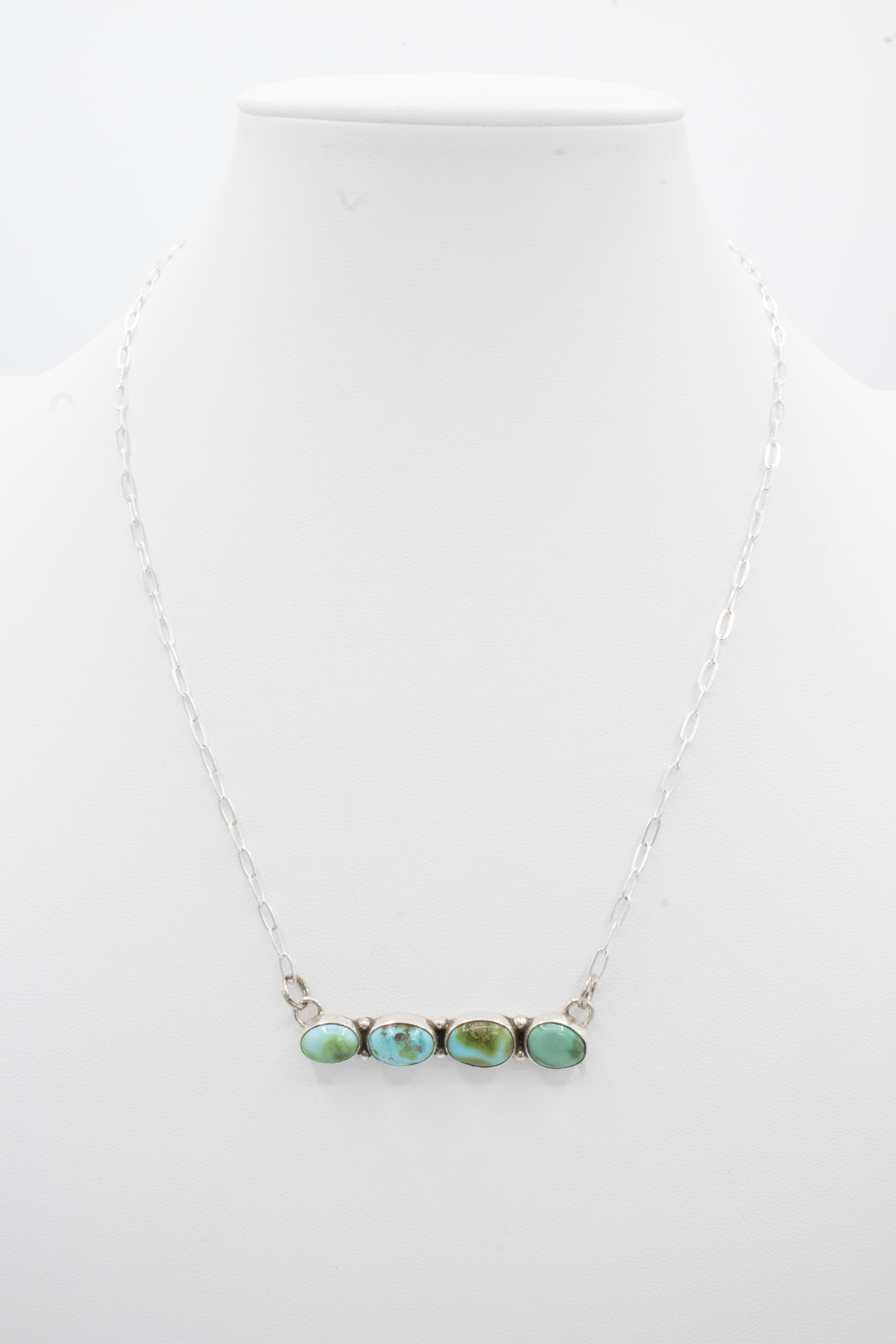 4-Stone Bar Necklace