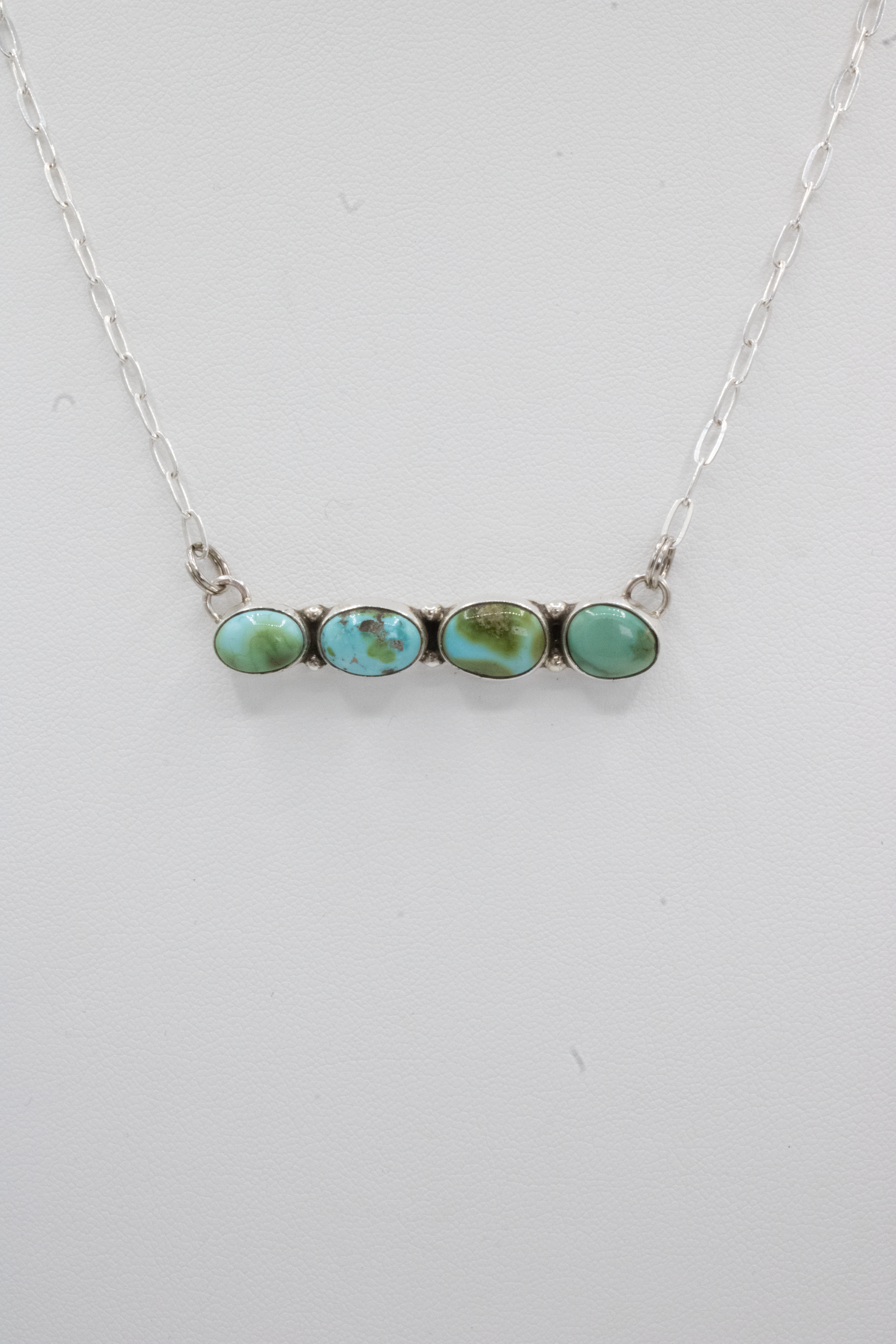 4-Stone Bar Necklace
