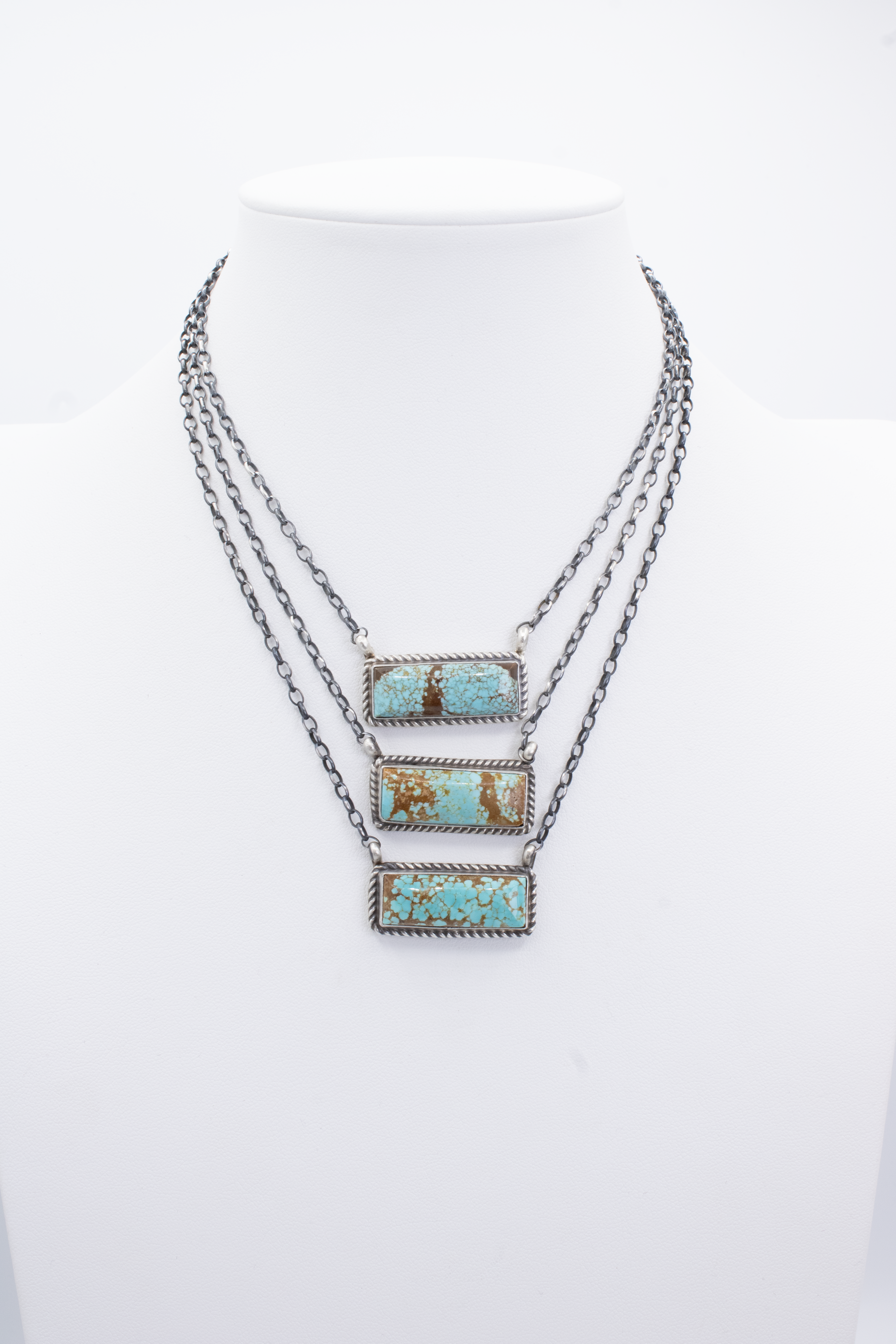 #8 Turquoise Bar Necklace