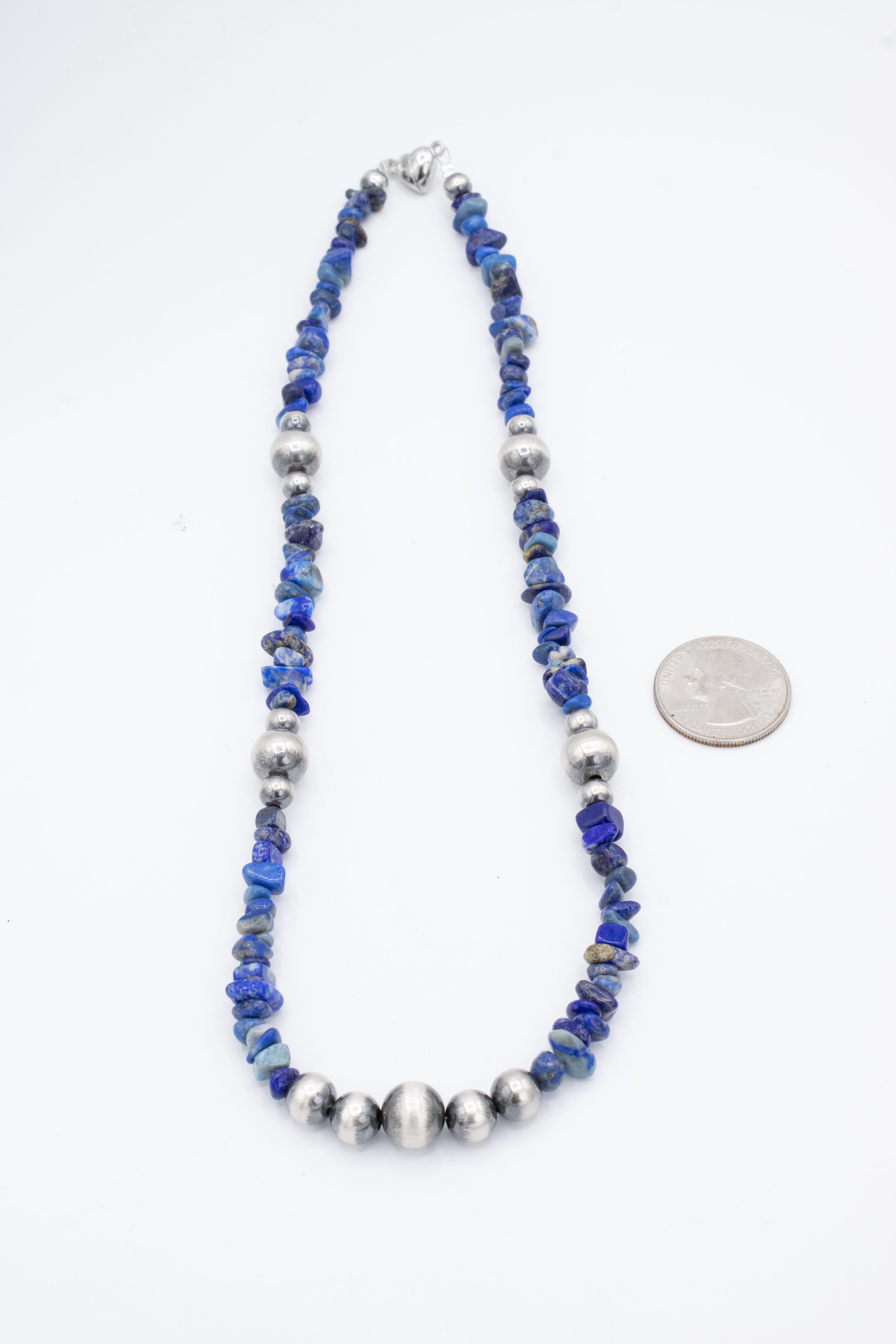 Blue Lapis w/ Pearls