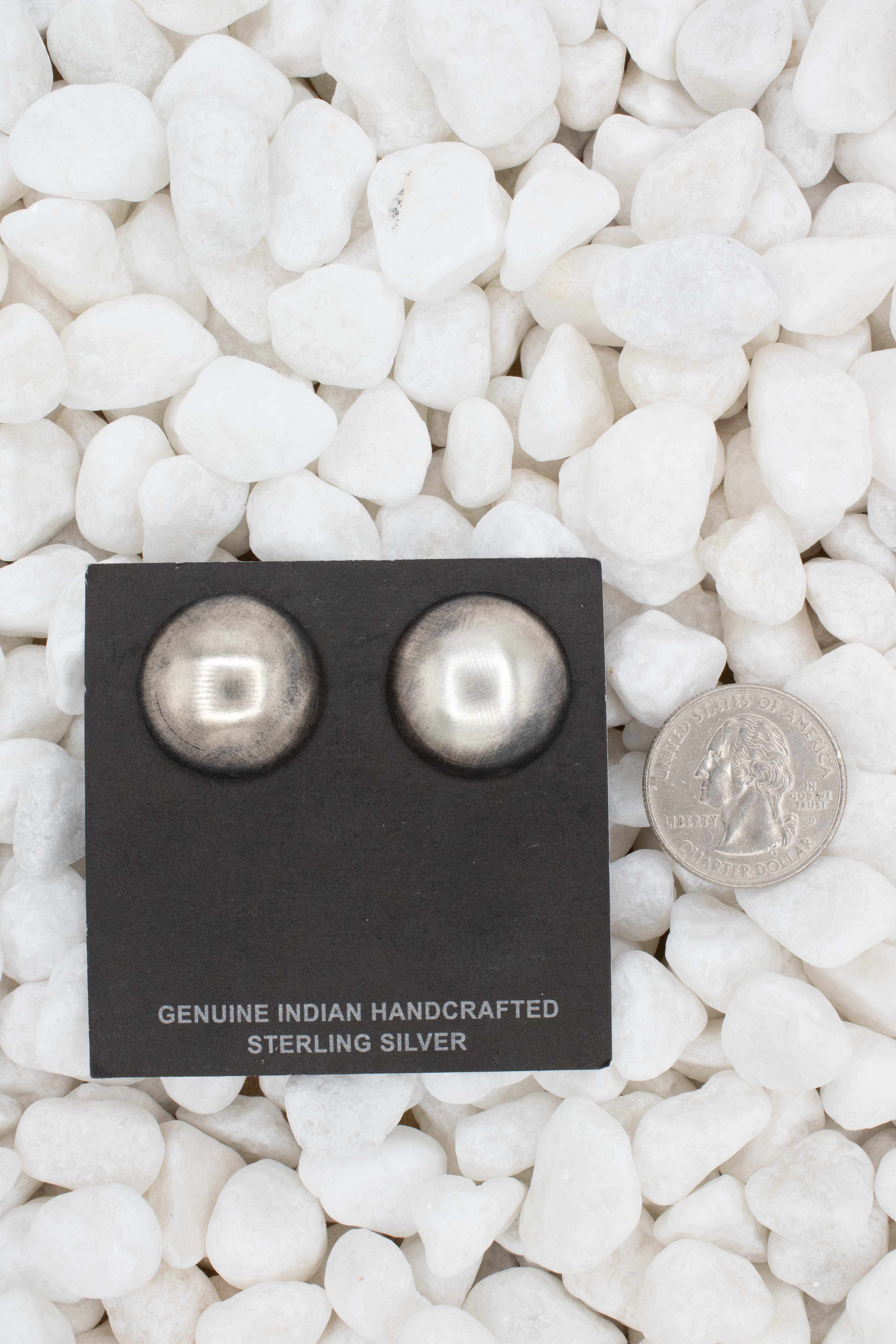 Dome Sterling Silver Studs