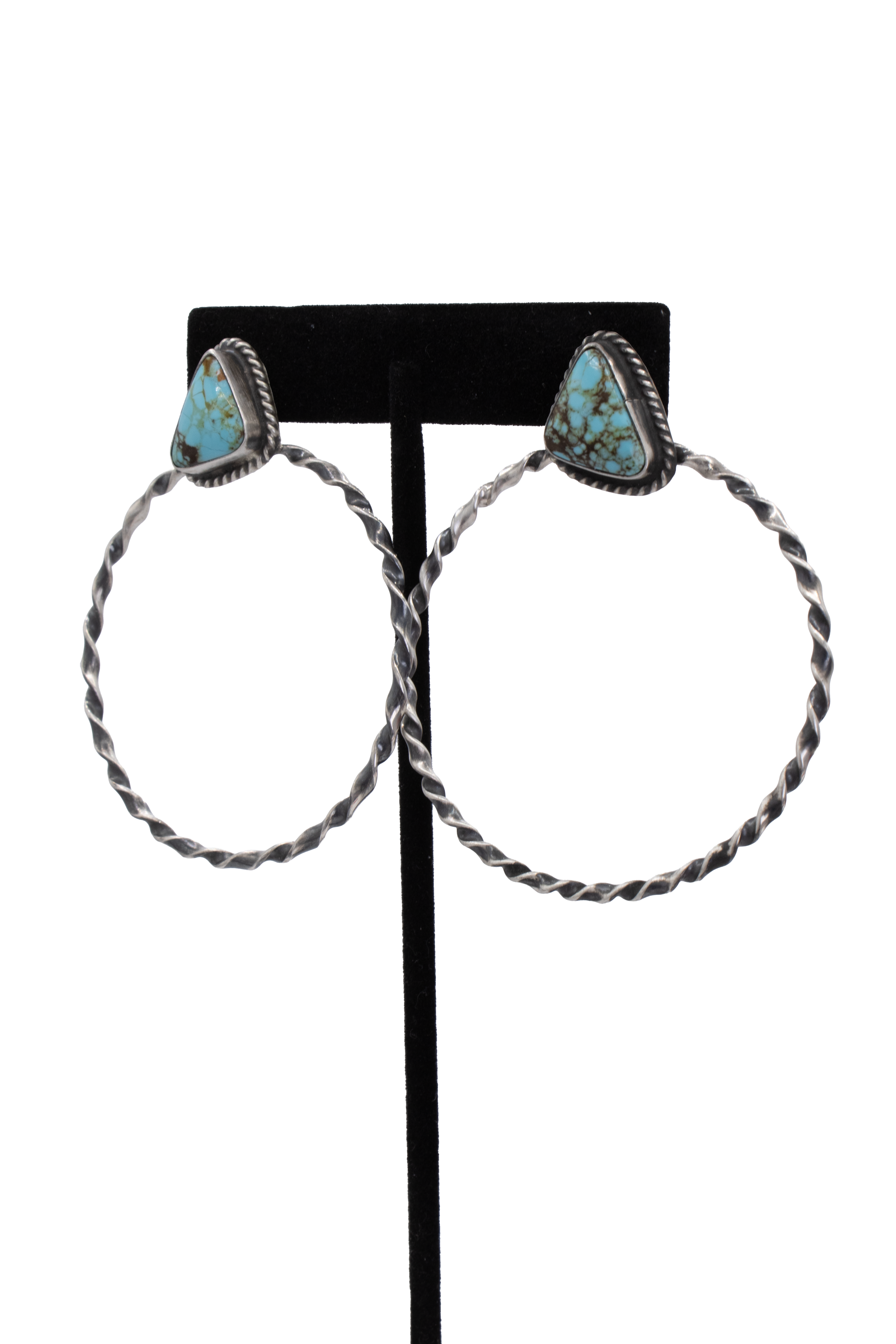 Post Top Hoop Earrings