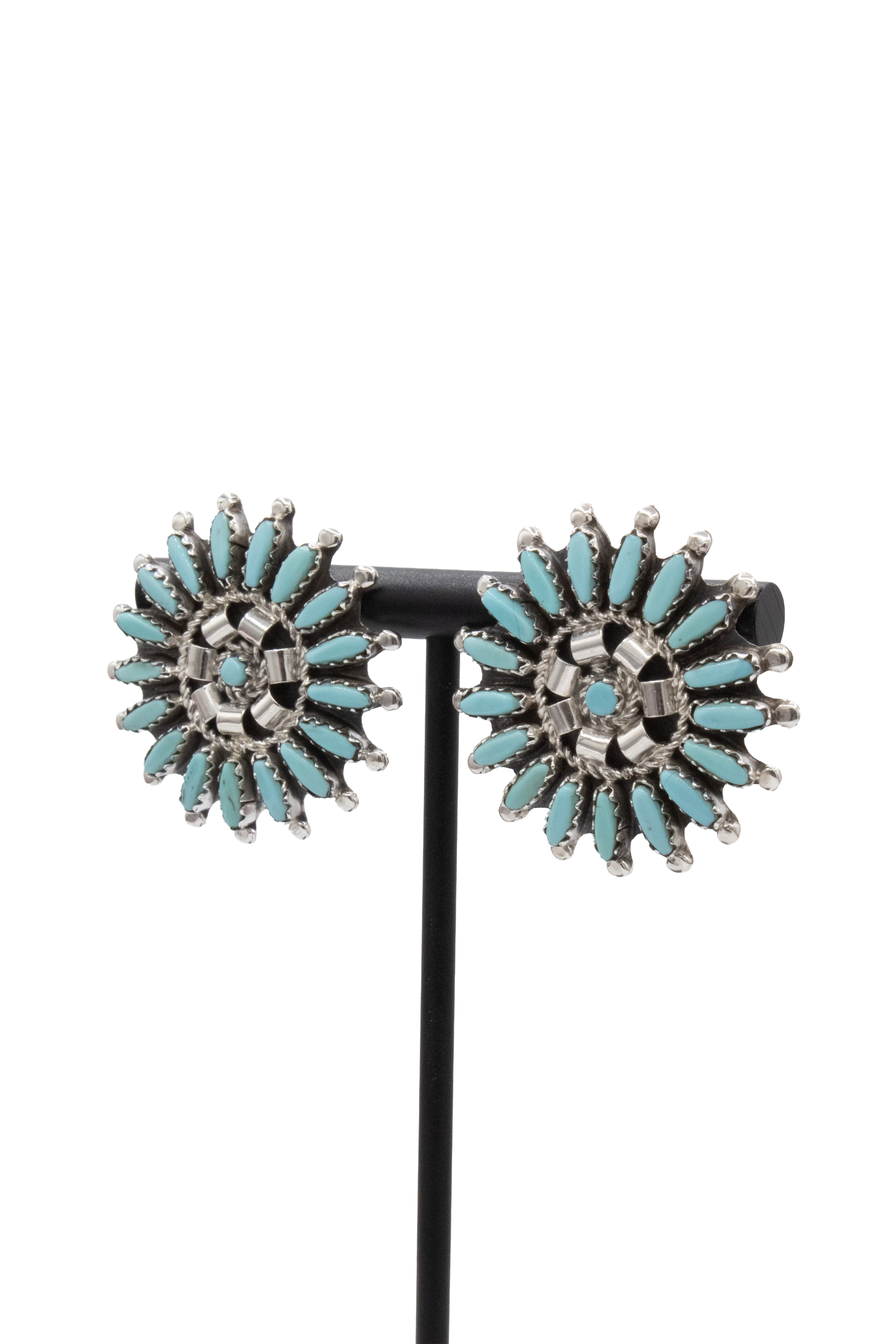 Petit Point Cluster Earrings
