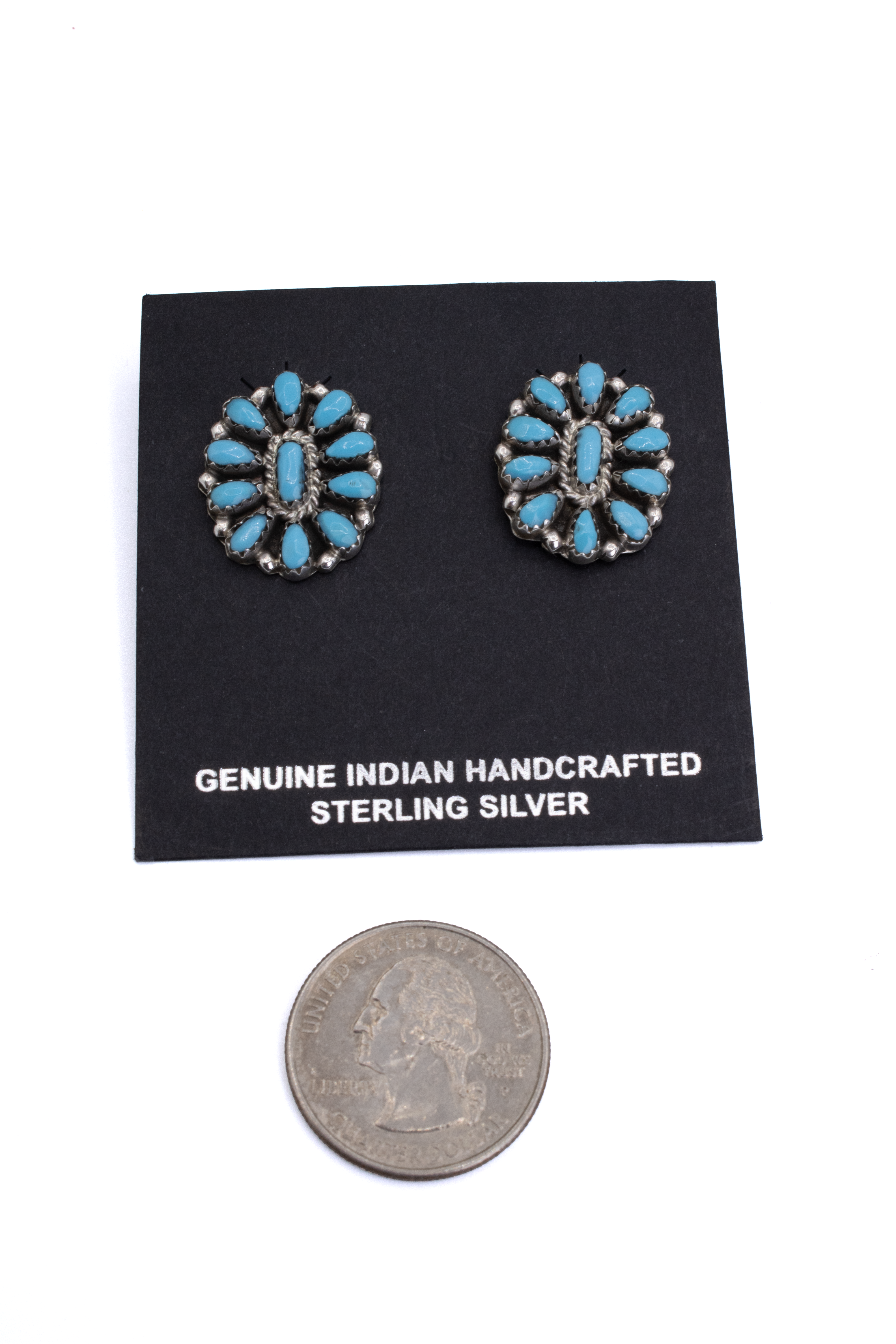 Mini Oval Cluster Studs