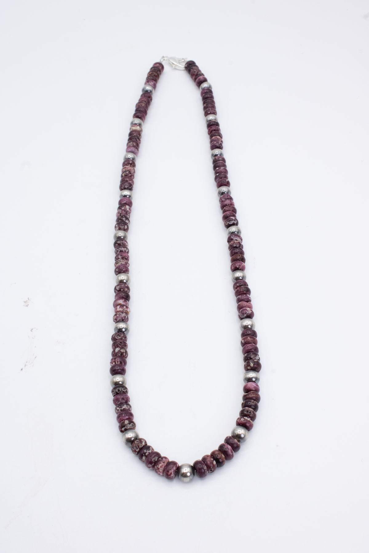 Purple Spiny Rondelle w/ Pearls