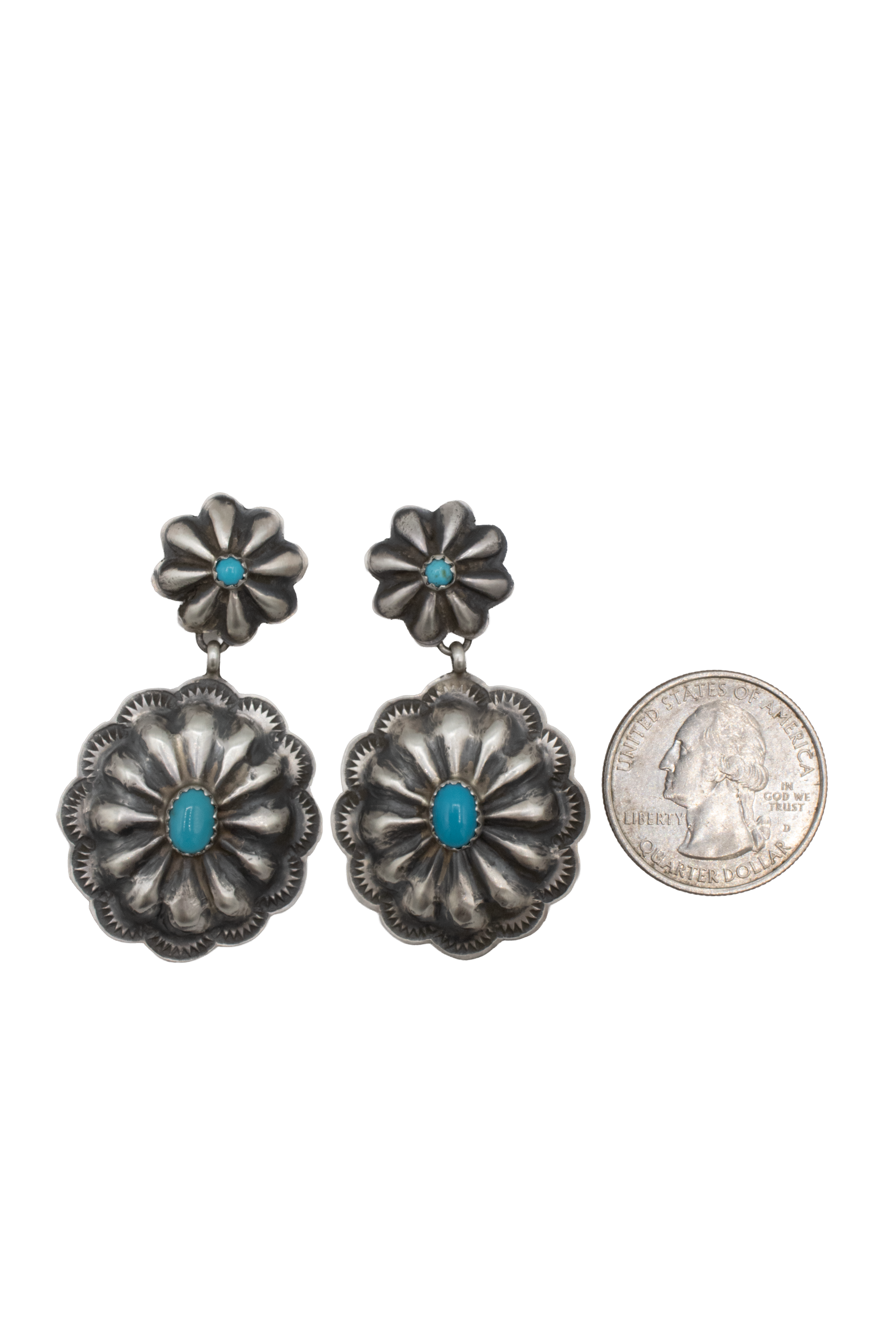 Two Tier Concho Dangle