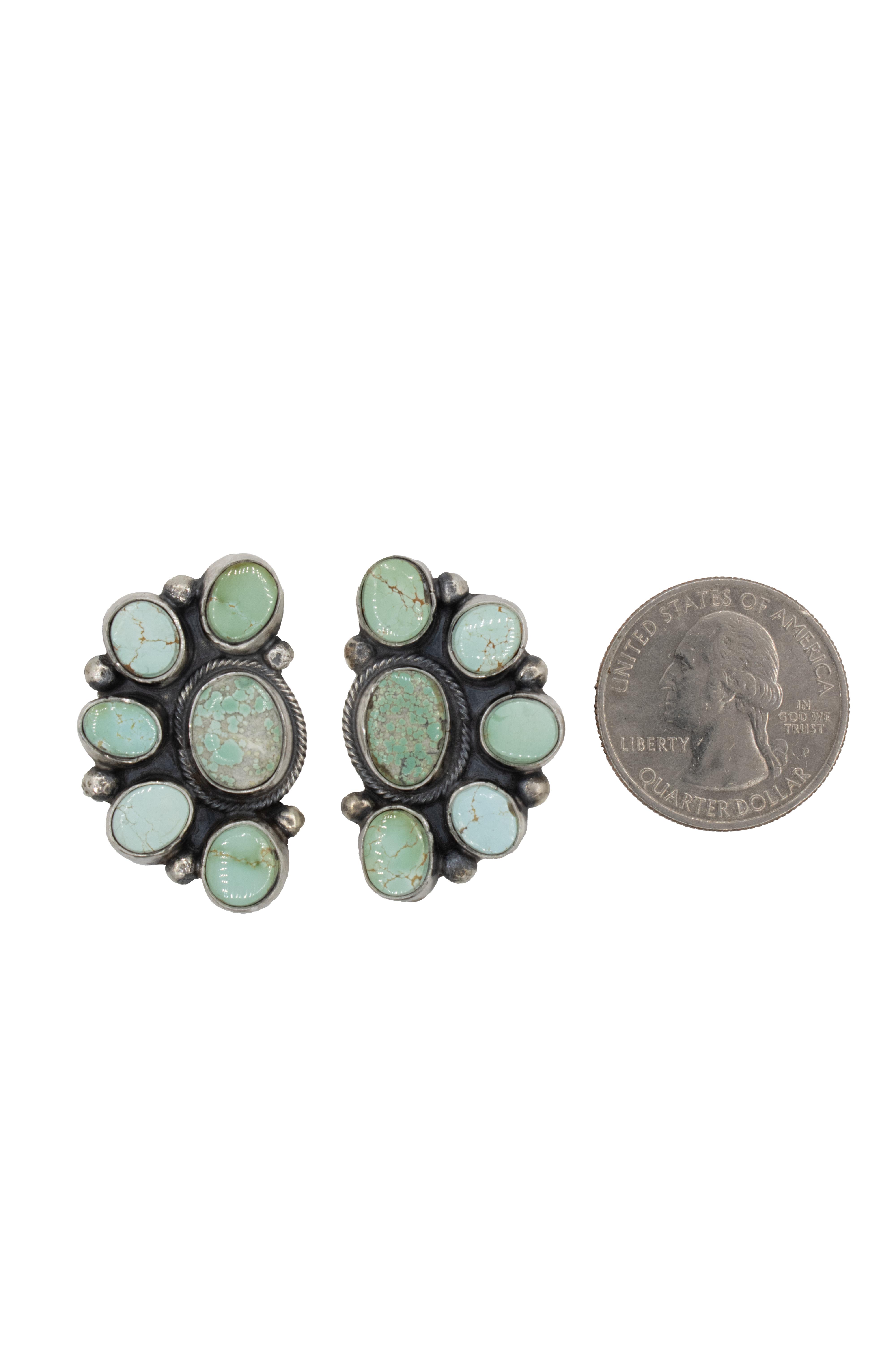 Half Cluster Royston Earrings