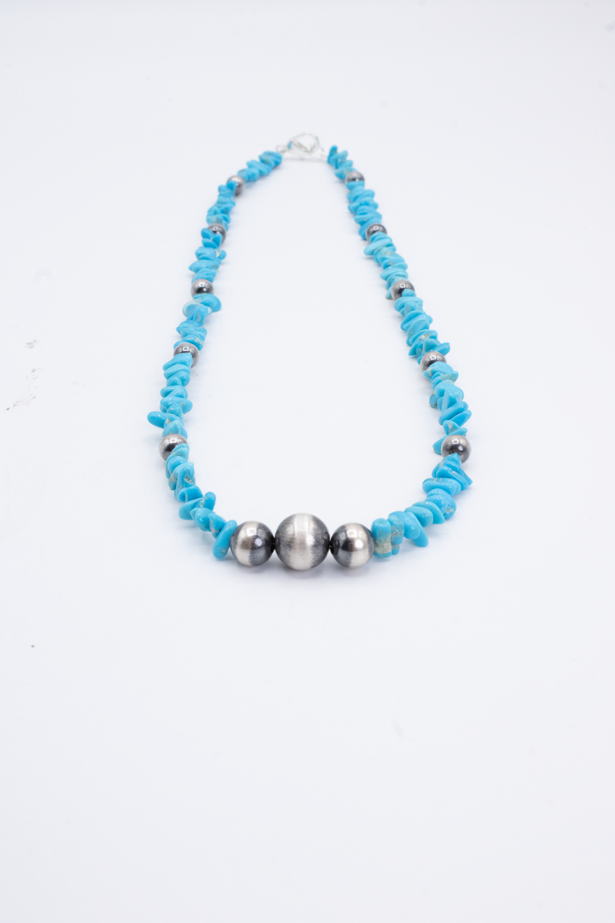 Sonoran Blue Turquoise Chips w/ Pearls