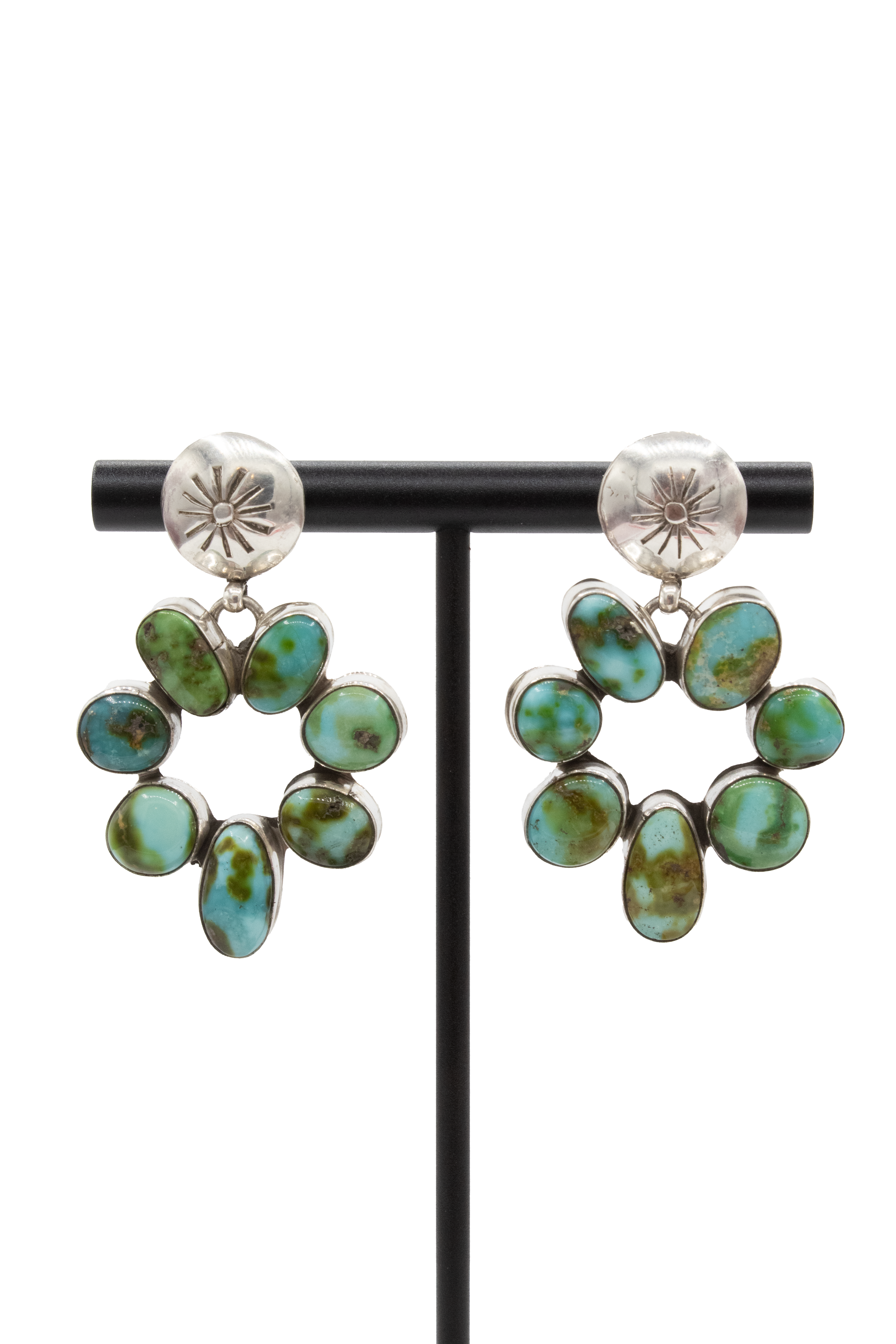 Sonoran Circle Cluster Drop Earrings