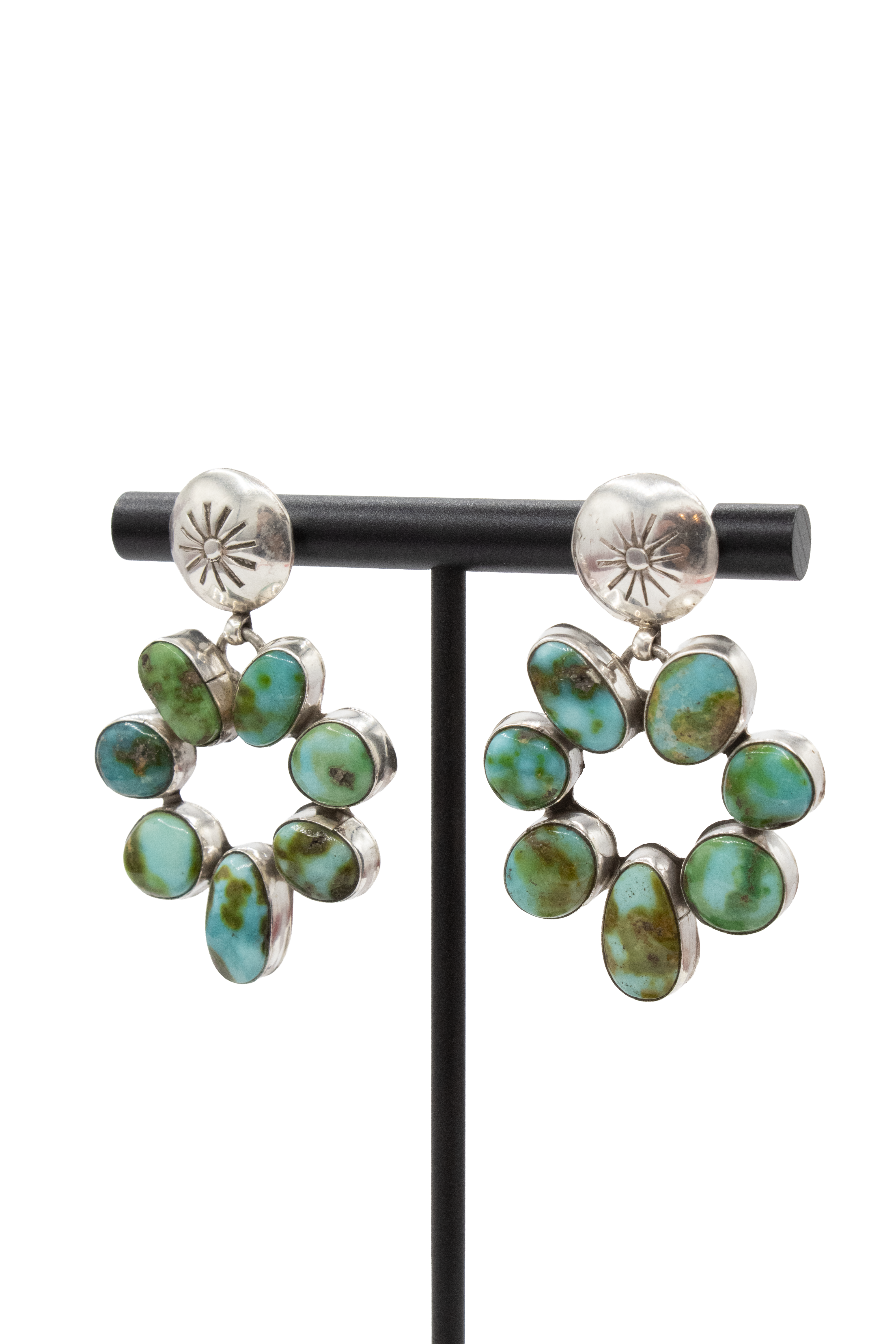 Sonoran Circle Cluster Drop Earrings