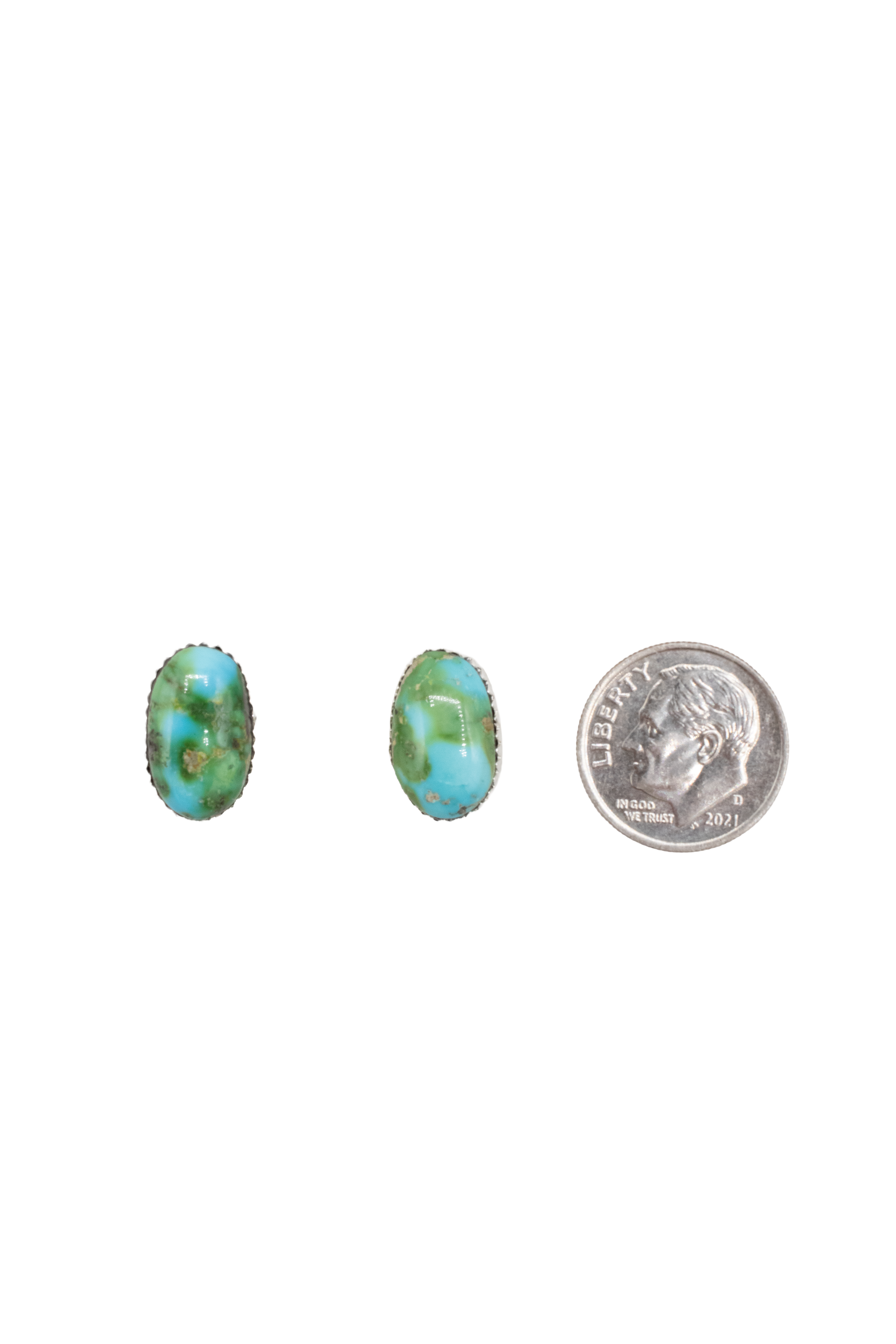 Sonoran Gold Turquoise Oval Studs