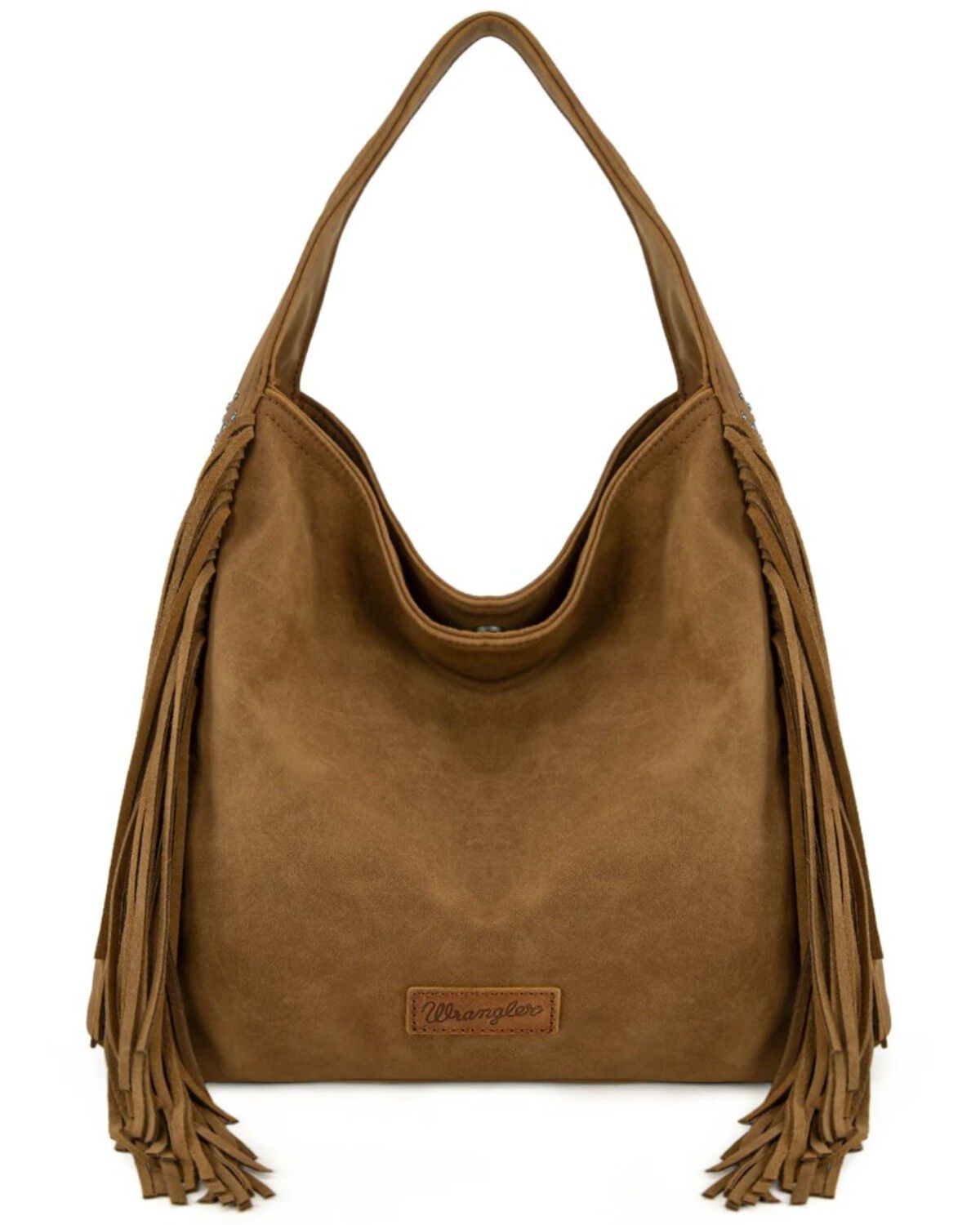 Wrangler Fringe Studded Hobo Bag
