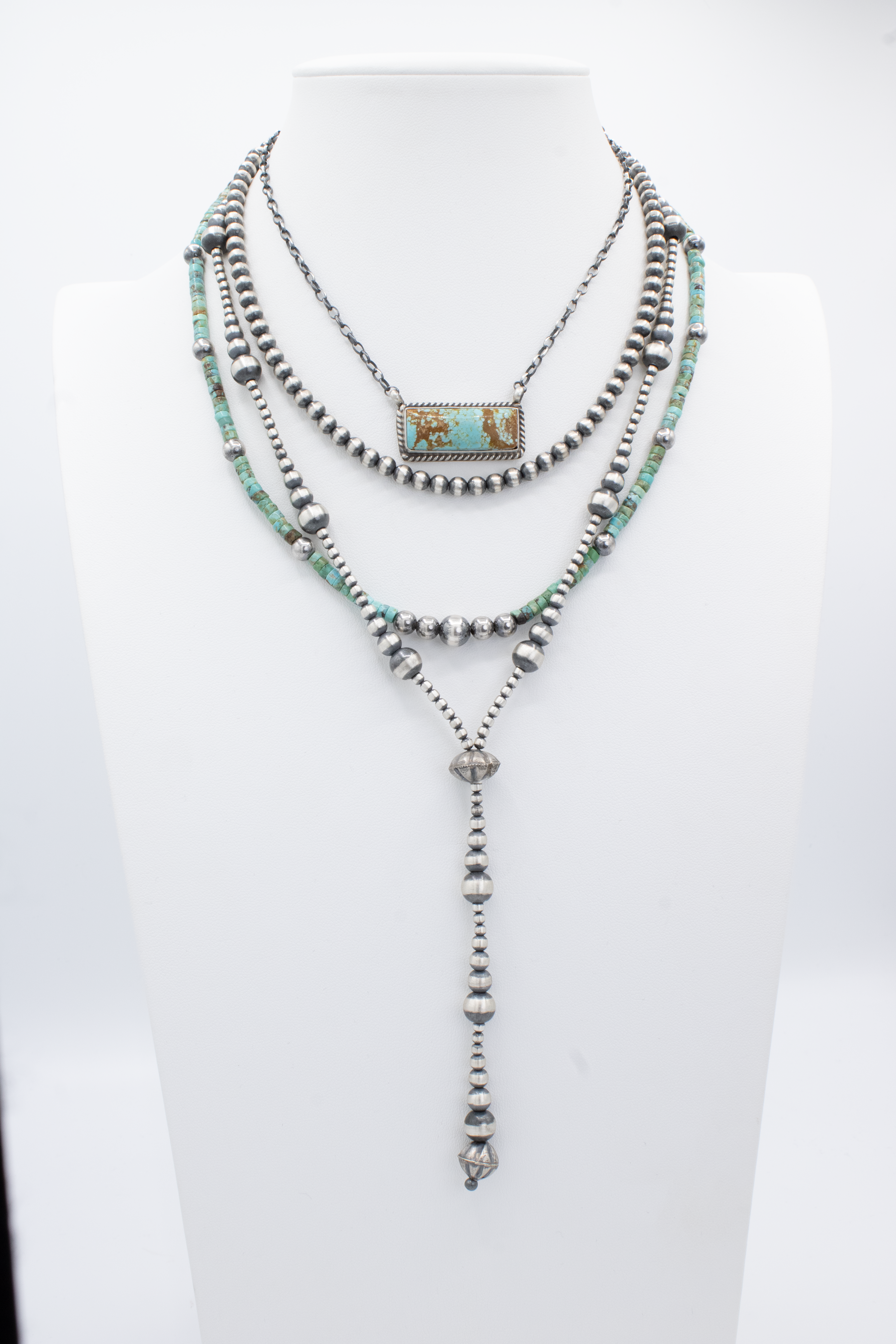 #8 Turquoise Bar Necklace